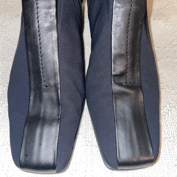 Mephisto Ankle Boots Women’s Size 6.5 B Black Stretch Block Heel Booties - Picture 6 of 12